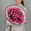 Тюльпаны малиновые 35 штук